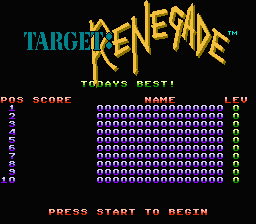 Target: Renegade title screenshot